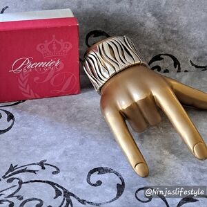 Premier Designs "Zebra" Stretch Bracelet